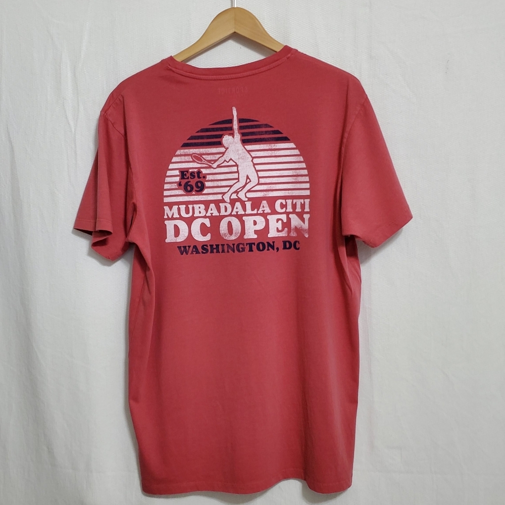 Sportiqe Mubadala Citi DC Open Graphic Red T-shirt Mens  XLarge